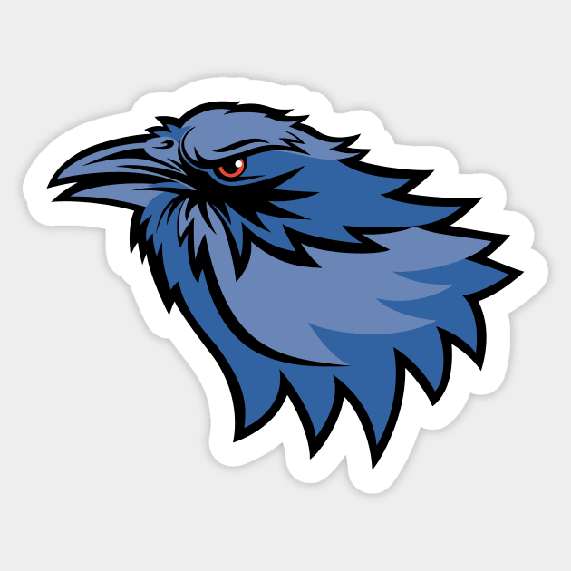 Blue Bird Mascot Sticker by SWON Design